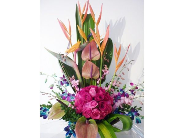 "popular designer floral box arrangement"